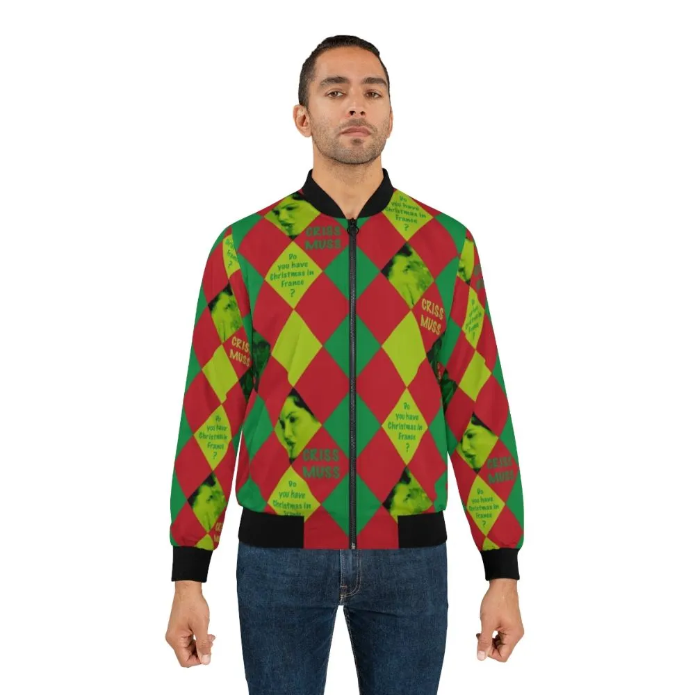 80s Christmas Bomber Jacket - CRISS-MUSS