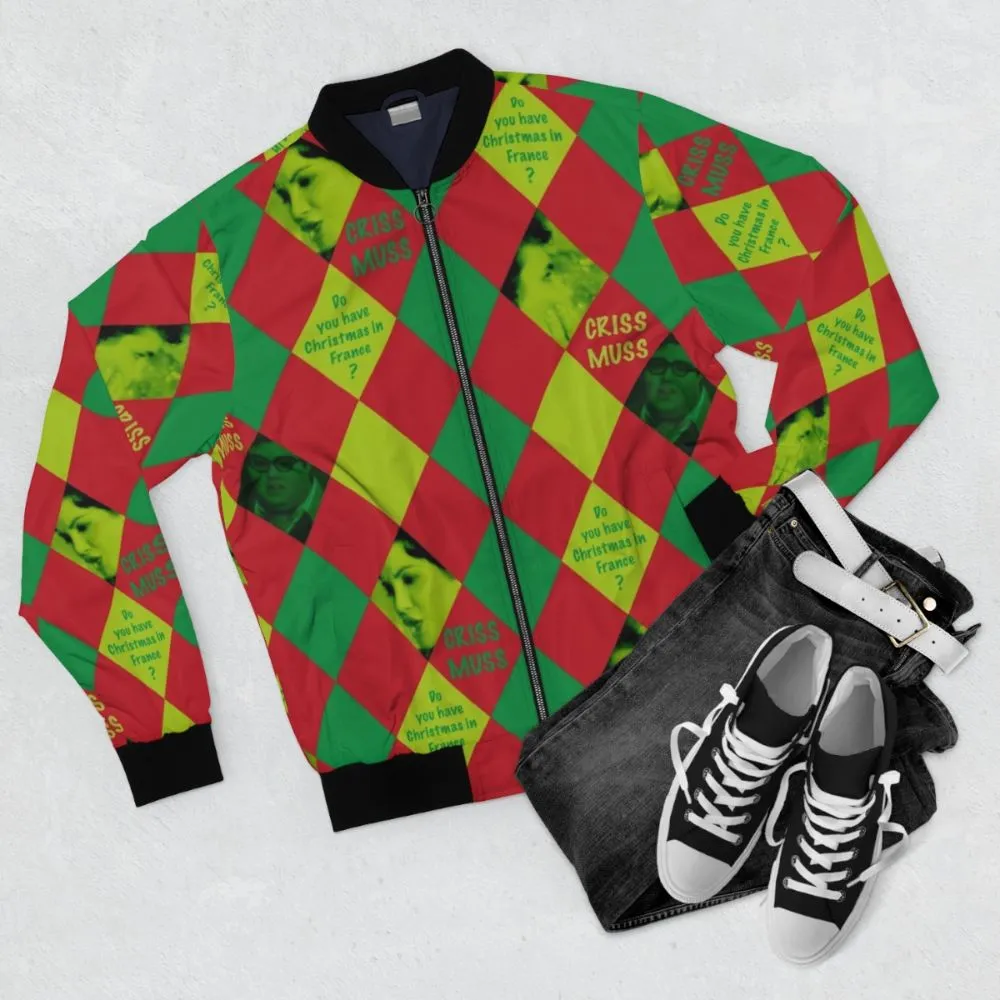 80s Christmas Bomber Jacket - CRISS-MUSS