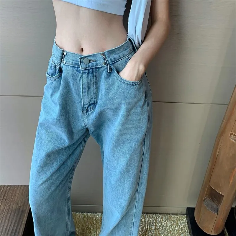 90S Aesthetic Blue Washed Oversize Baggy Jeans