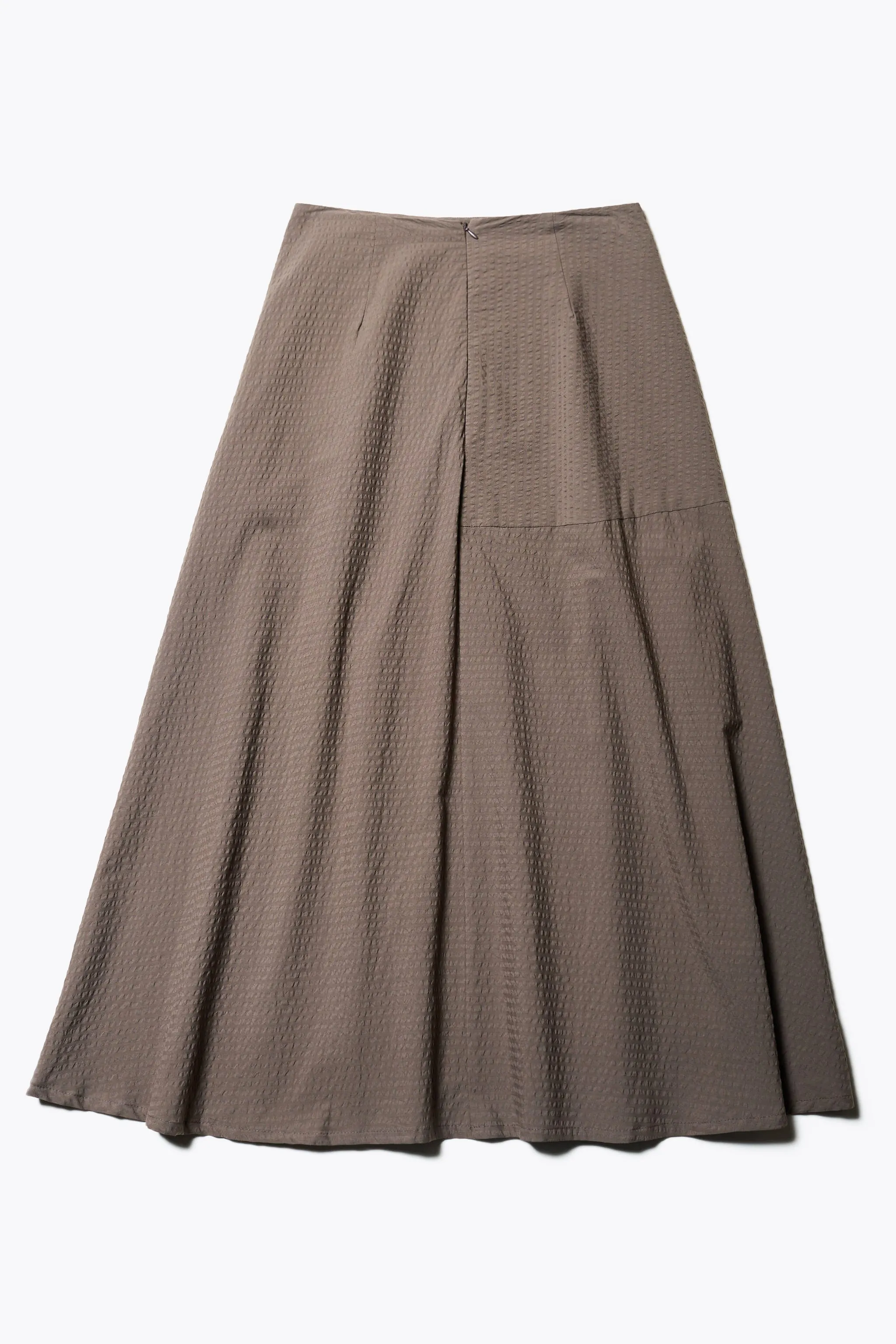 Abroad Panel Skirt Brown