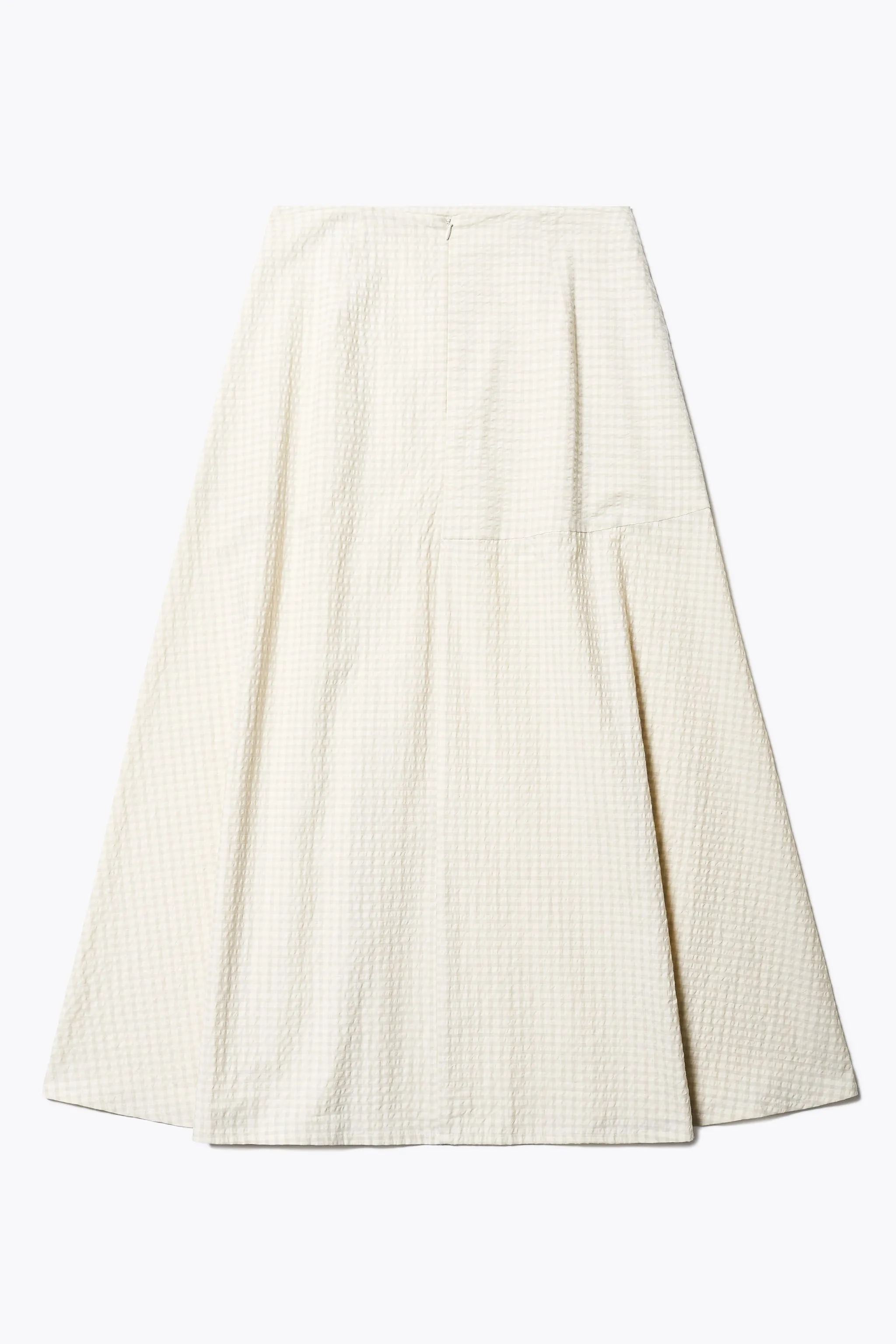 Abroad Panel Skirt Ecru