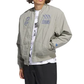 Adidas Dill Copa Quilt Jacket - Silt Pebble/Royal Blue