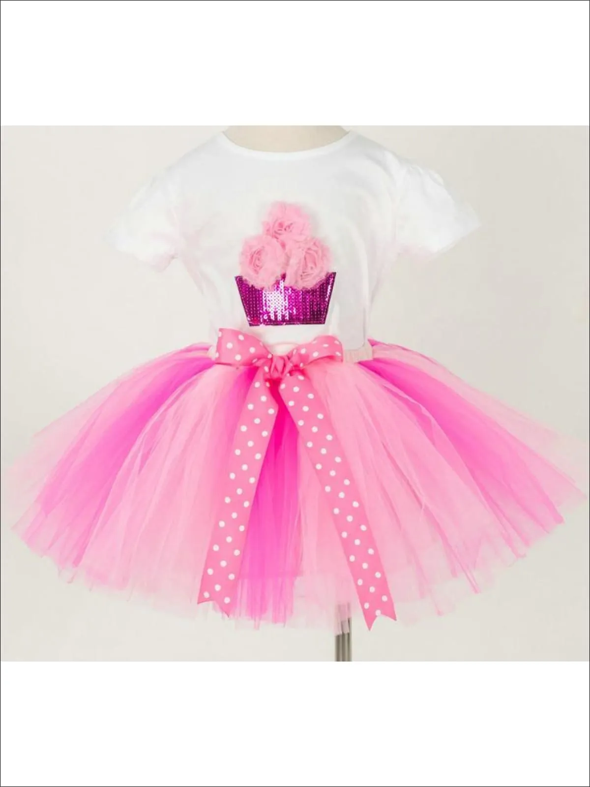 All About Sparkle Cupcake Tutu Skirt Set