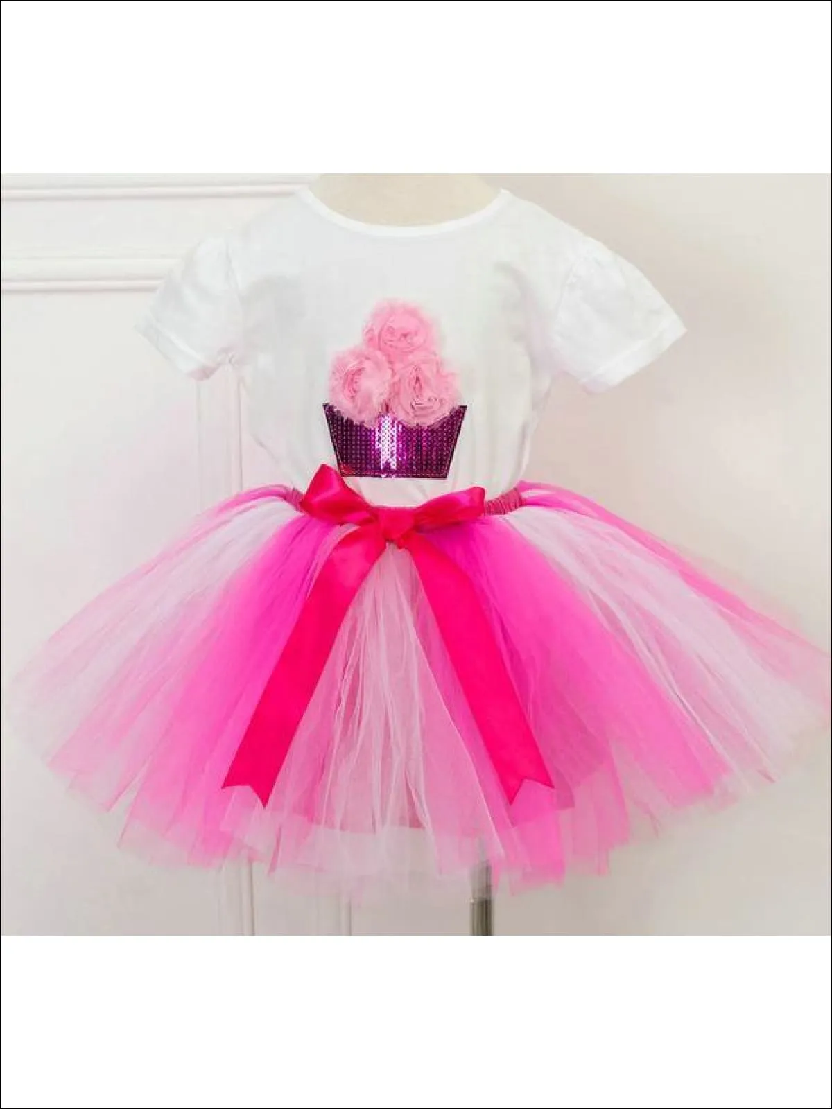 All About Sparkle Cupcake Tutu Skirt Set