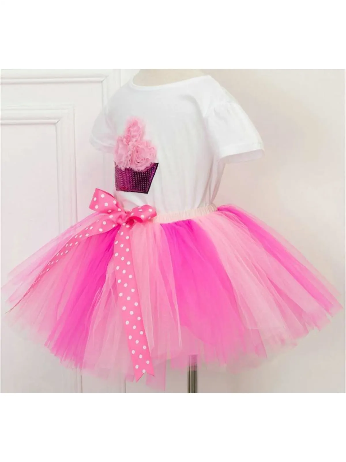 All About Sparkle Cupcake Tutu Skirt Set