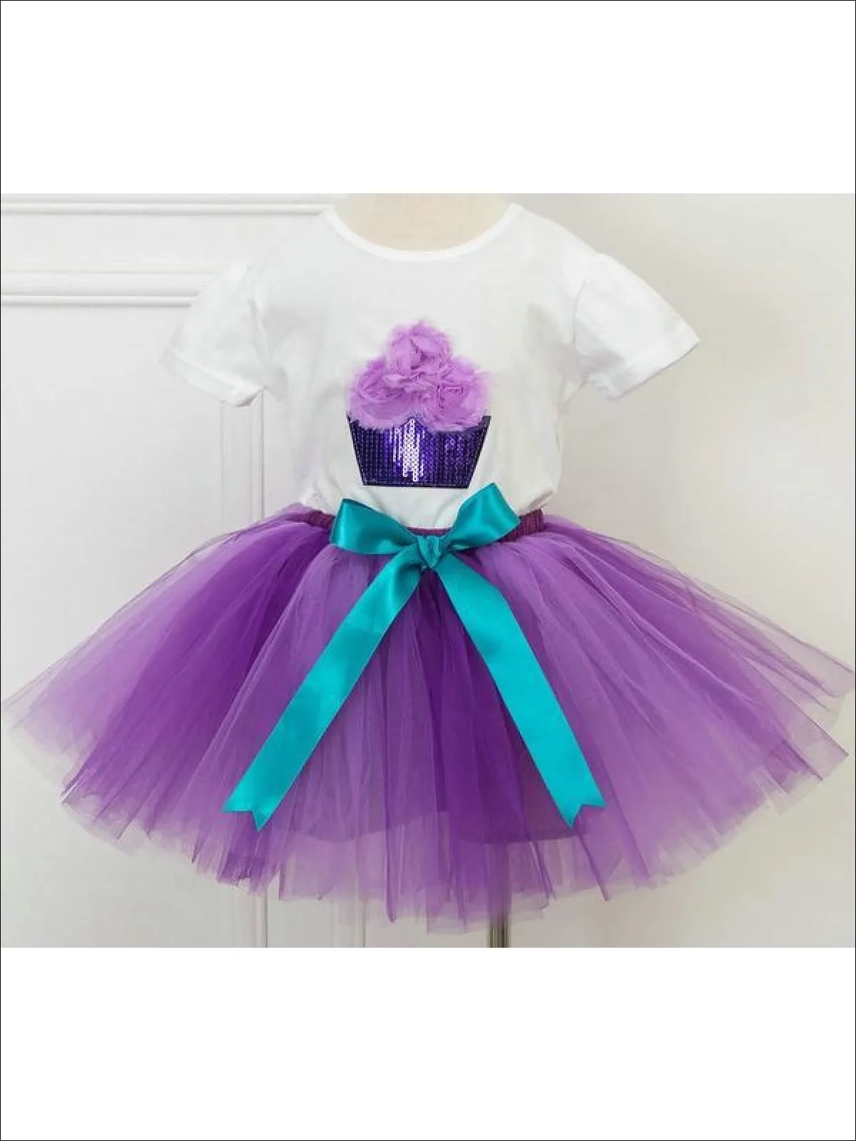 All About Sparkle Cupcake Tutu Skirt Set