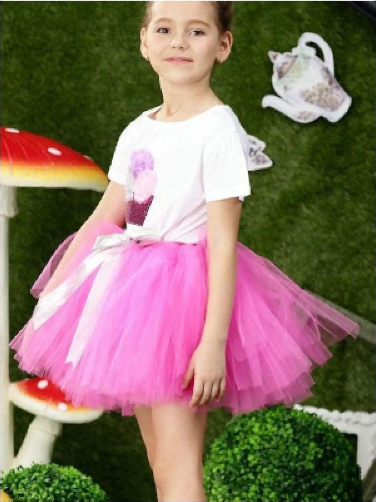 All About Sparkle Cupcake Tutu Skirt Set