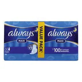 Always Maxi Extra Long Sanitary Pads 16