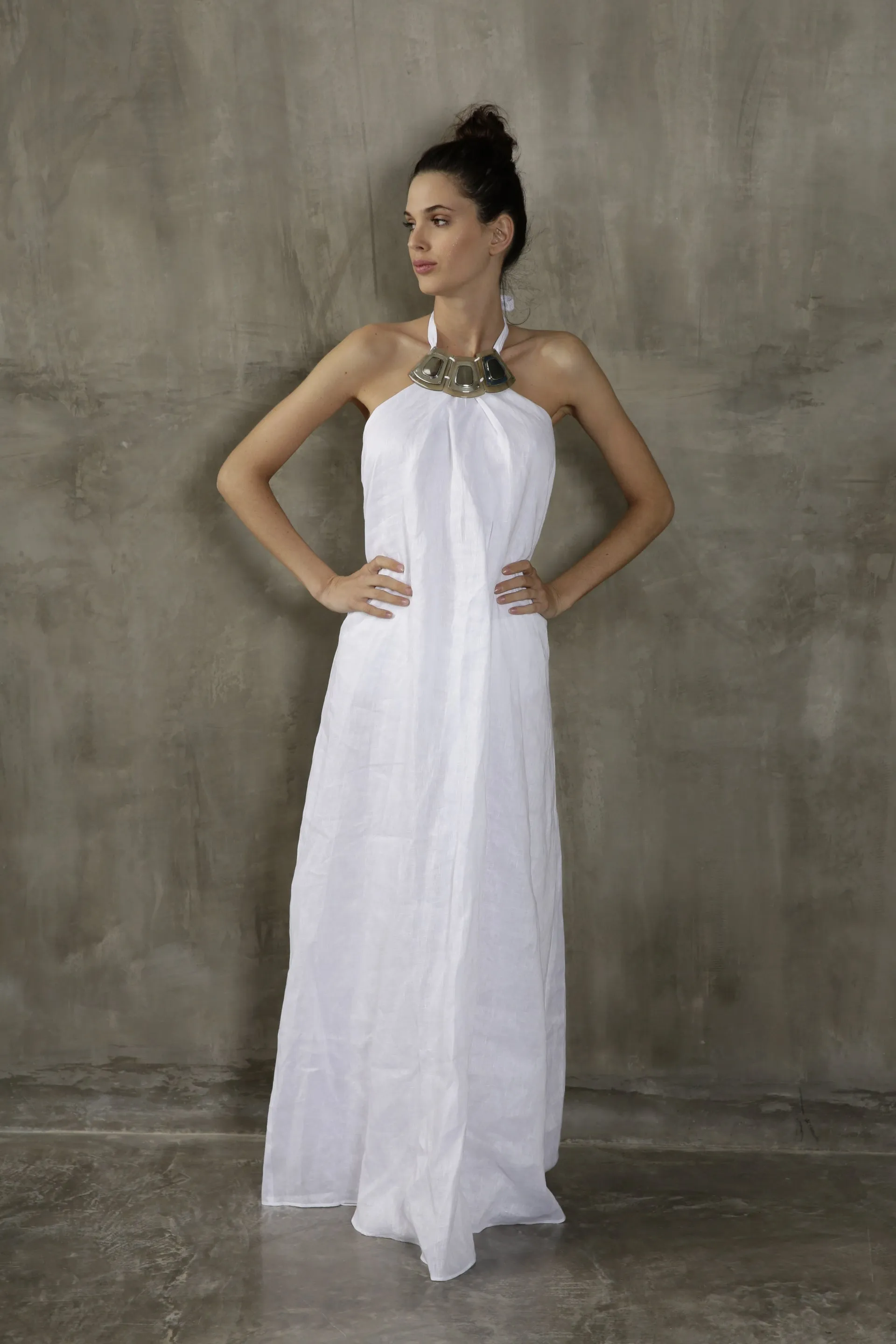 Asta Linen Maxi Dress by S-Mode