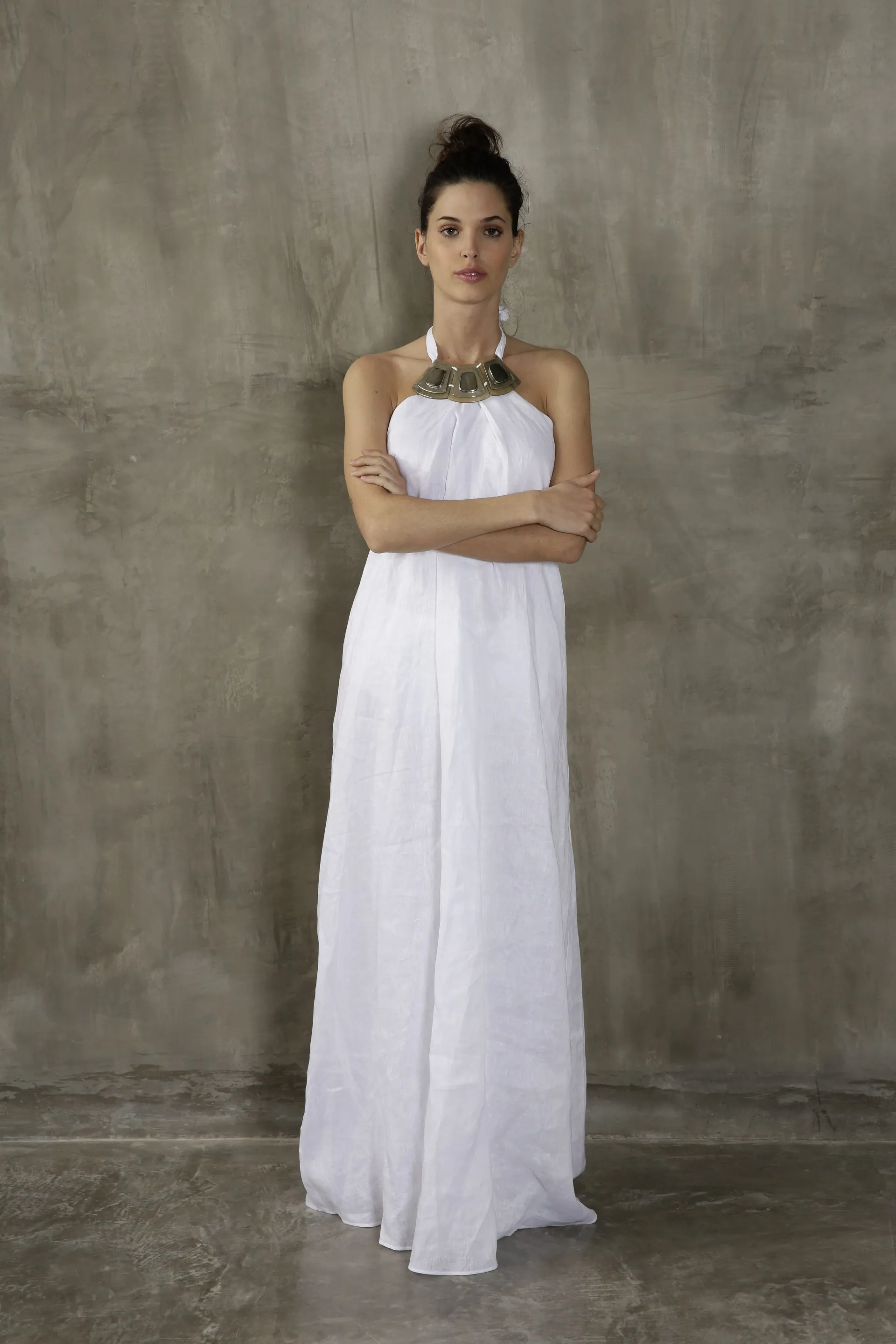 Asta Linen Maxi Dress by S-Mode