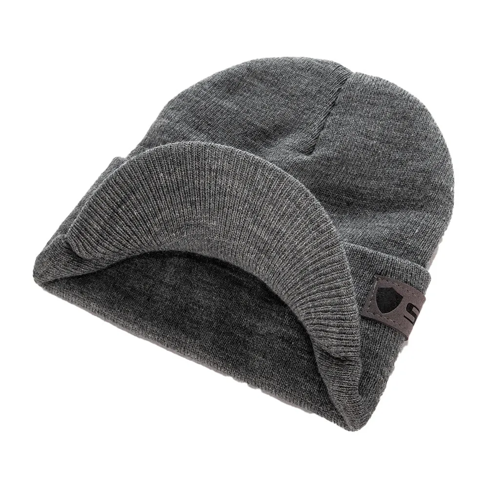 Billed Beanie |  Shield SA | Heather Grey