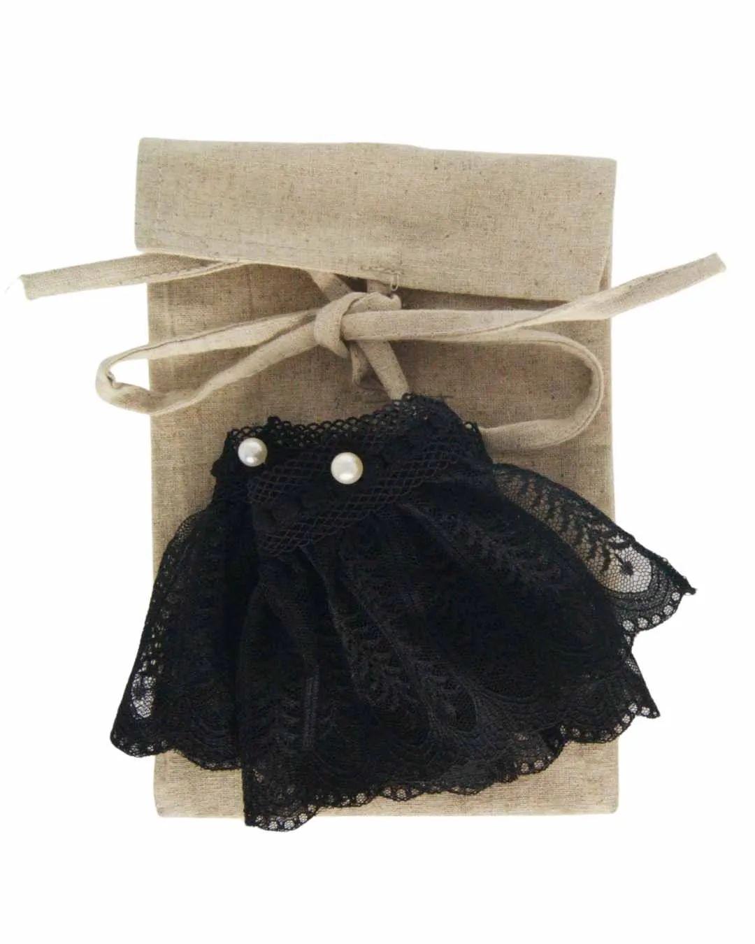 Black Lace Shirt Cuffs