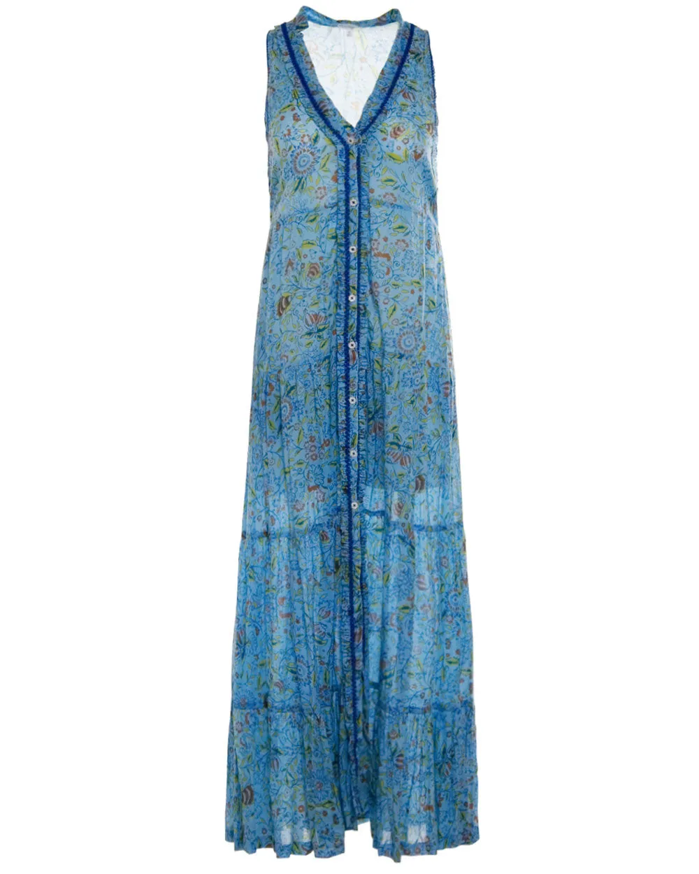 Blue Toulon Nana Maxi Dress