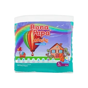 BONA PAPA MAGIC BABY DIAPERS L MAXI 9-13 KG 72PCS