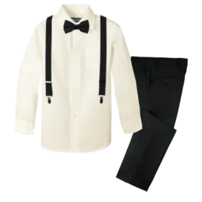 Boys' 4-Piece Customizable Suspenders Outfit - Customer's Product with price 52.95 ID INNp9o-DDPkmVYE3U5_2qHaQ