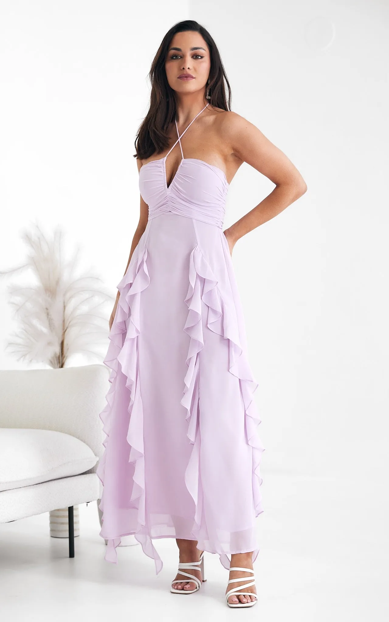 Brianna Maxi Dress - Lilac