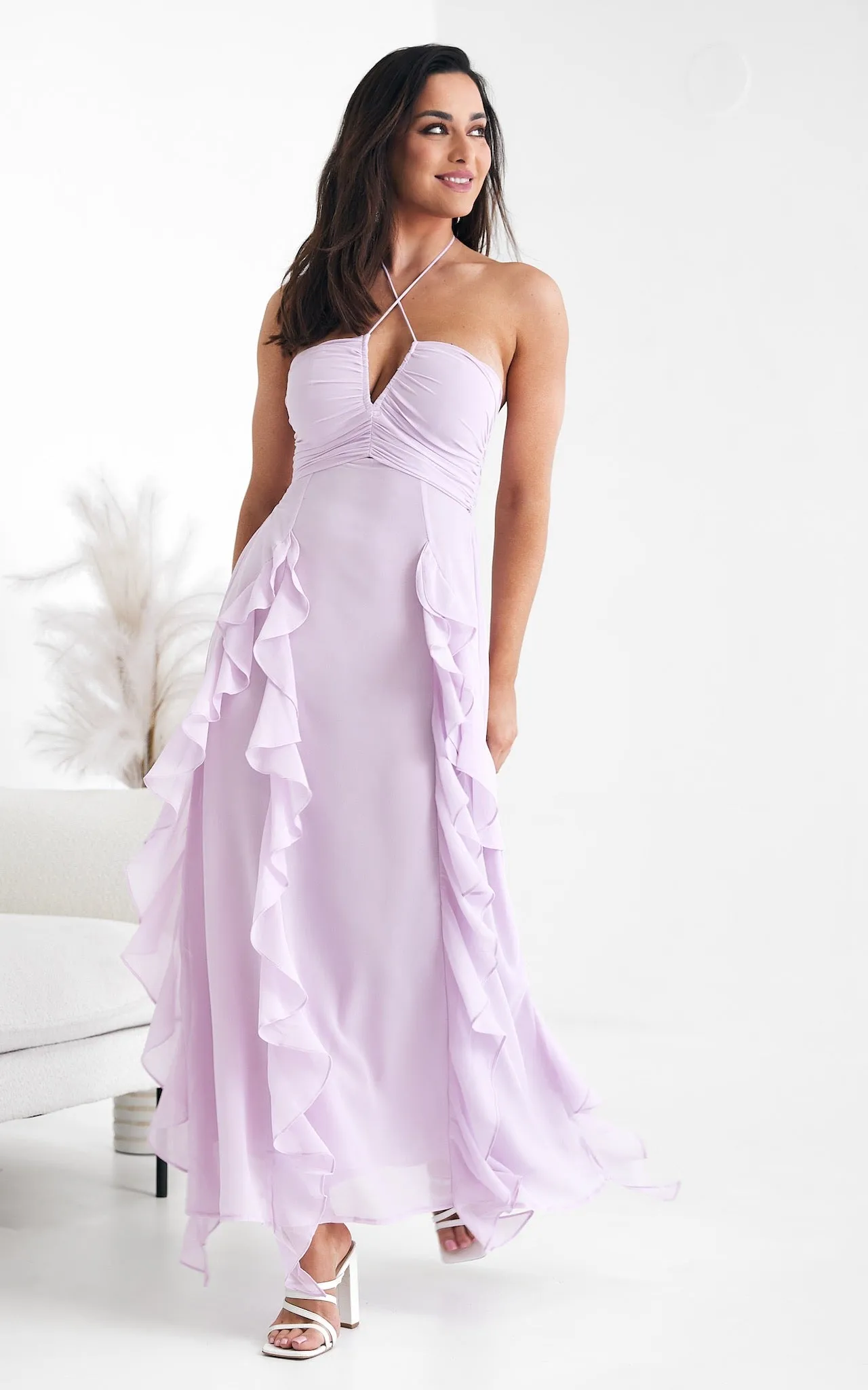 Brianna Maxi Dress - Lilac