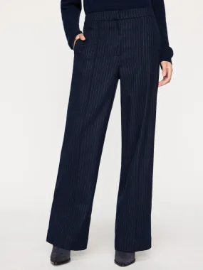 Brochu Walker - Olena Pinstripe Pant in Baltic Pinstripe