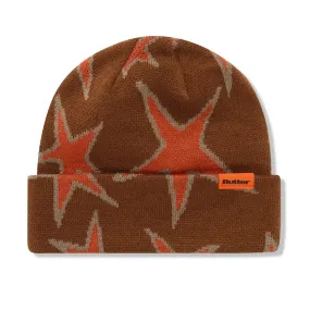 Butter Goods Stars Cuff Beanie - Oak