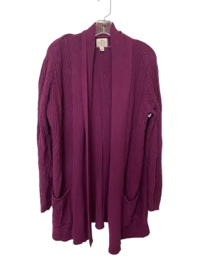 Cardigan By St Johns Bay In Purple, Size: L