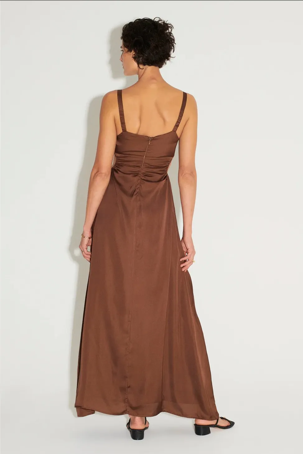 Carlos Maxi Dress Chocolate