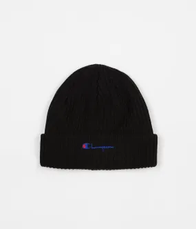 Champion Script Logo Beanie - Black