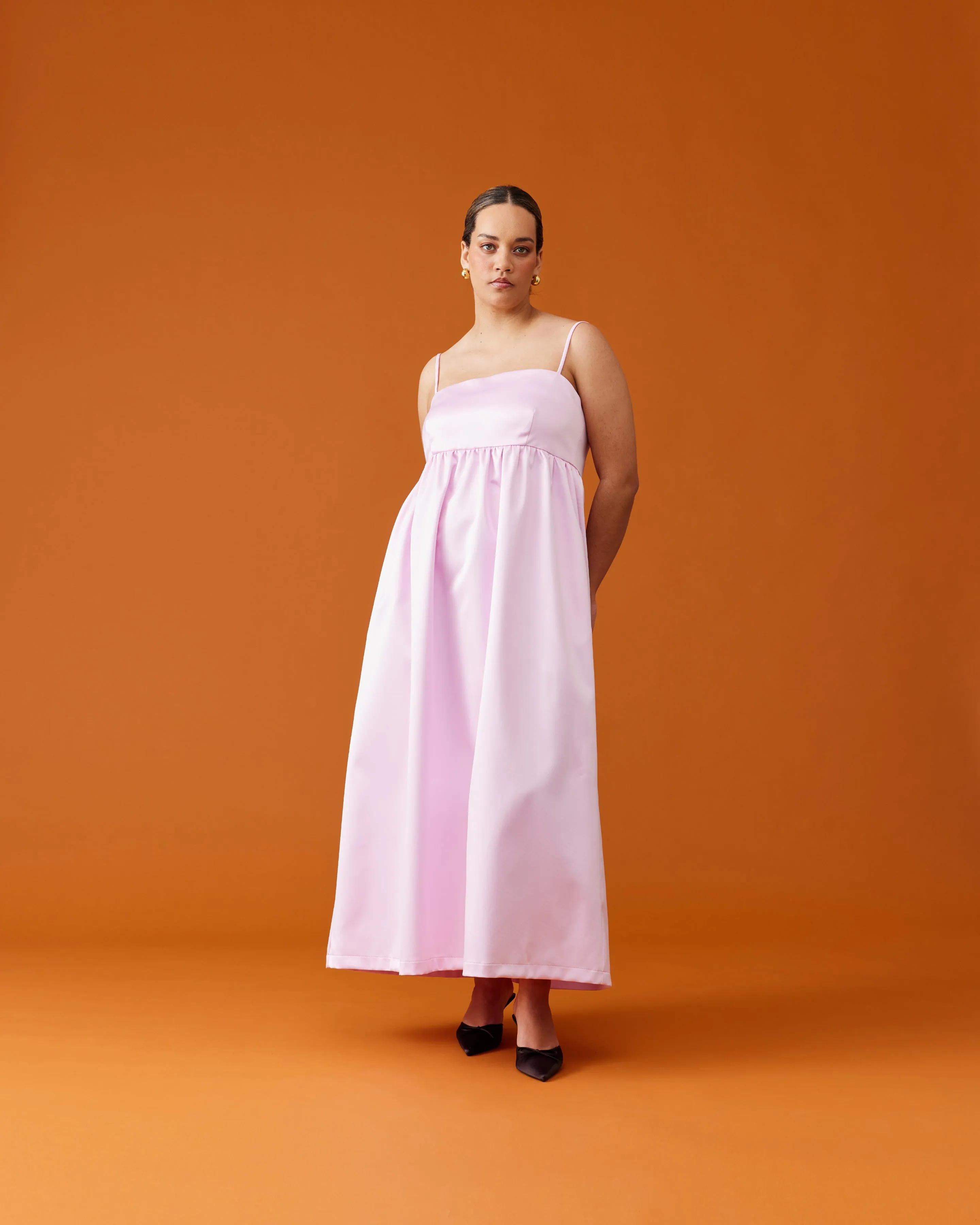 CHER MAXI DRESS SOFT PINK