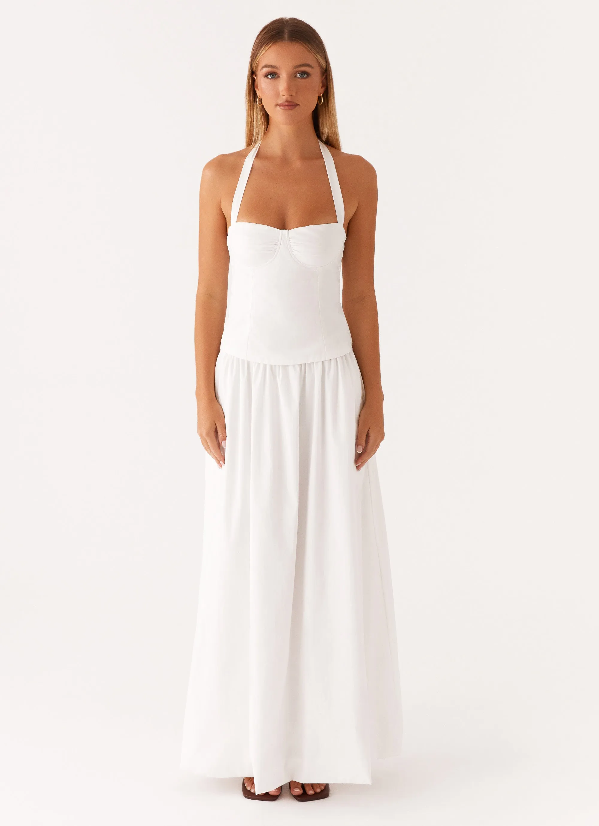 Cheryl Maxi Skirt - White