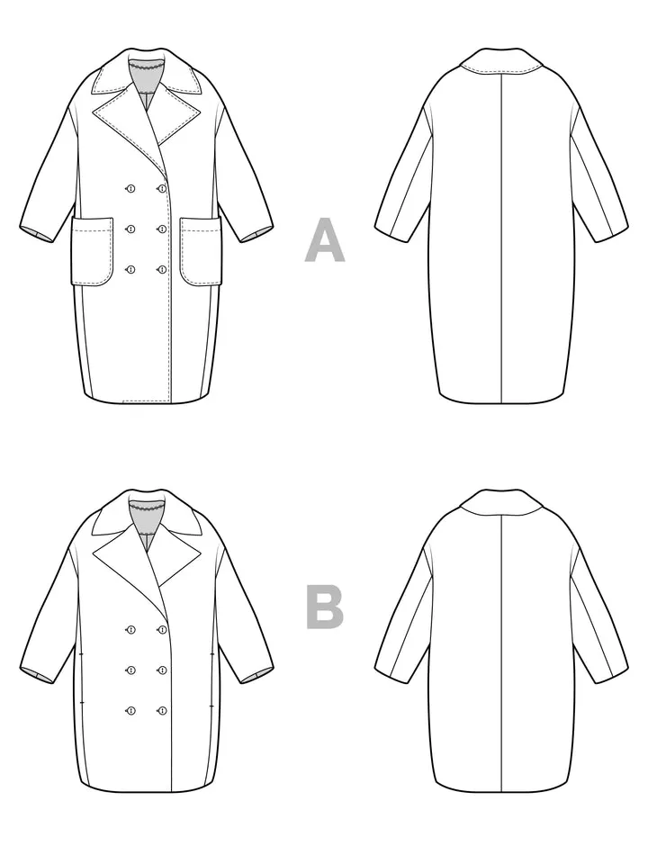 Closet Core Patterns - Phoebe Coat