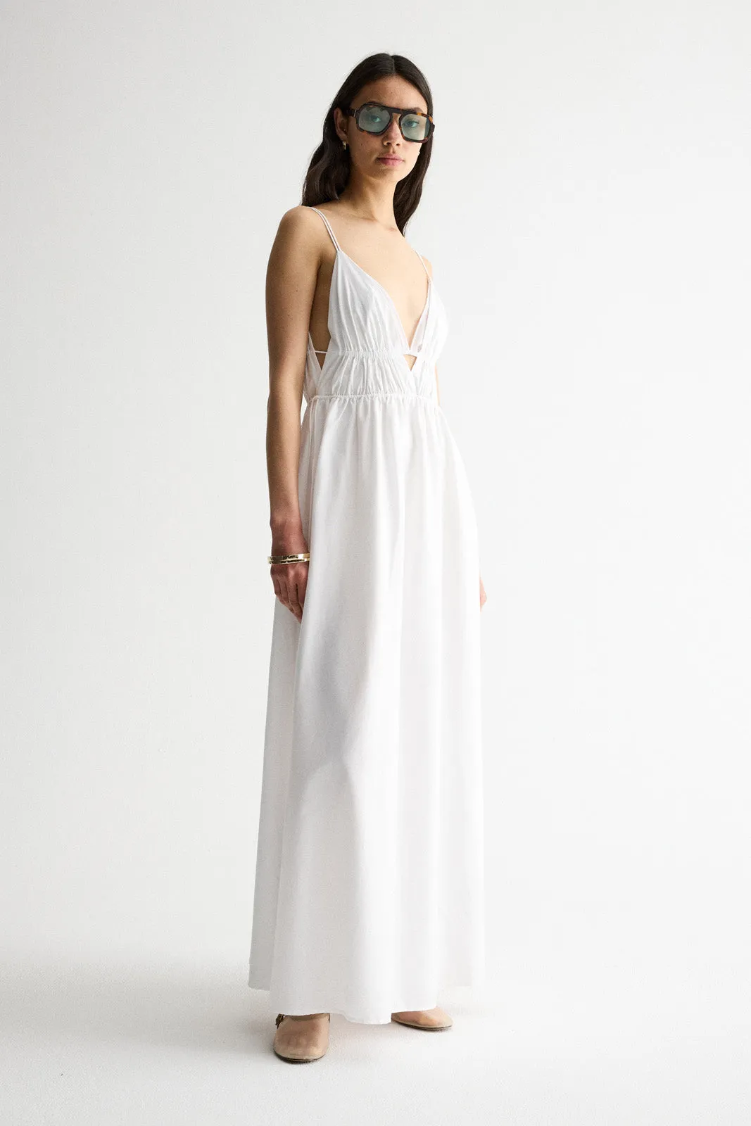 Clove Dress White