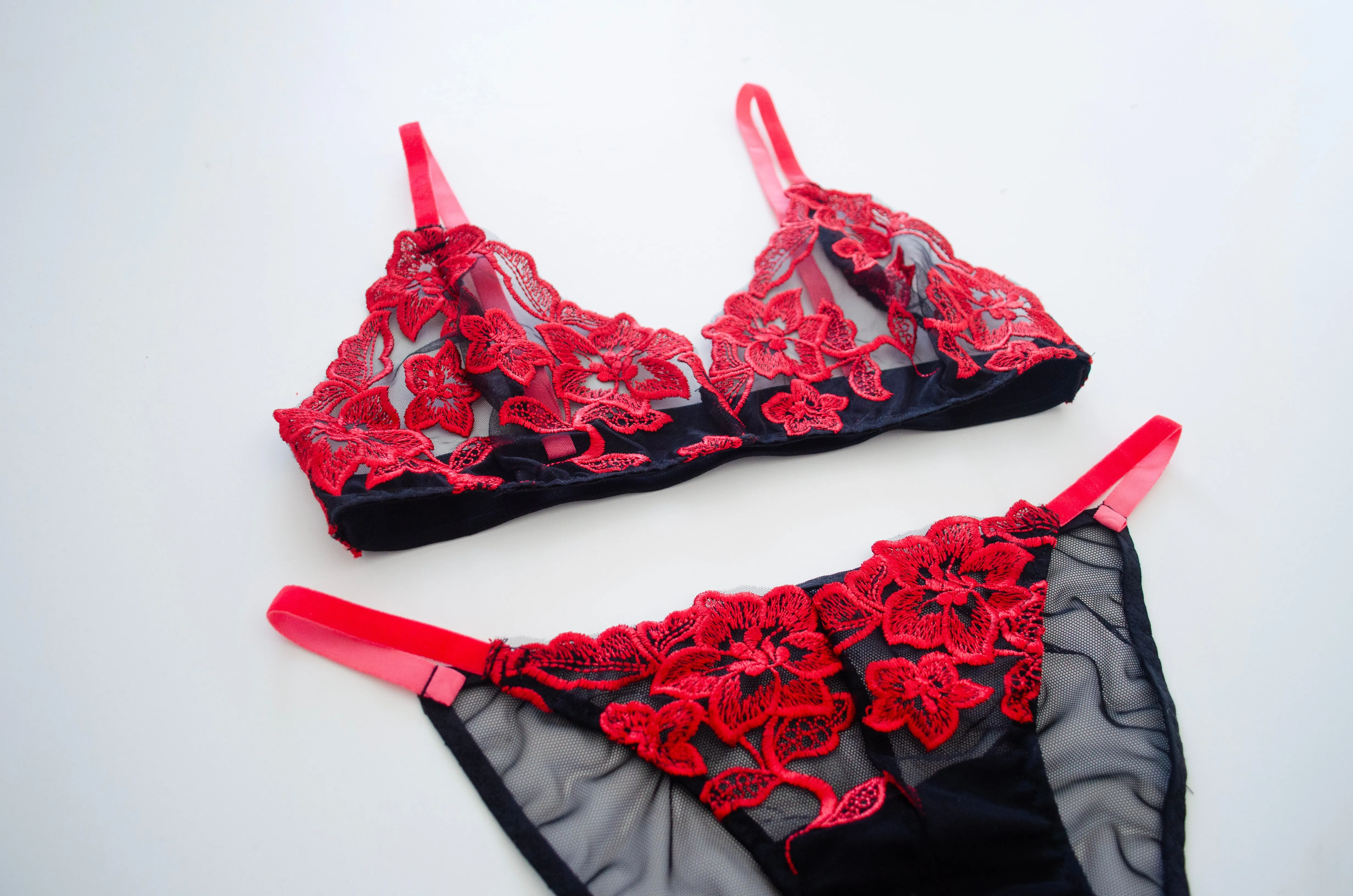 Crimson Lace Bra