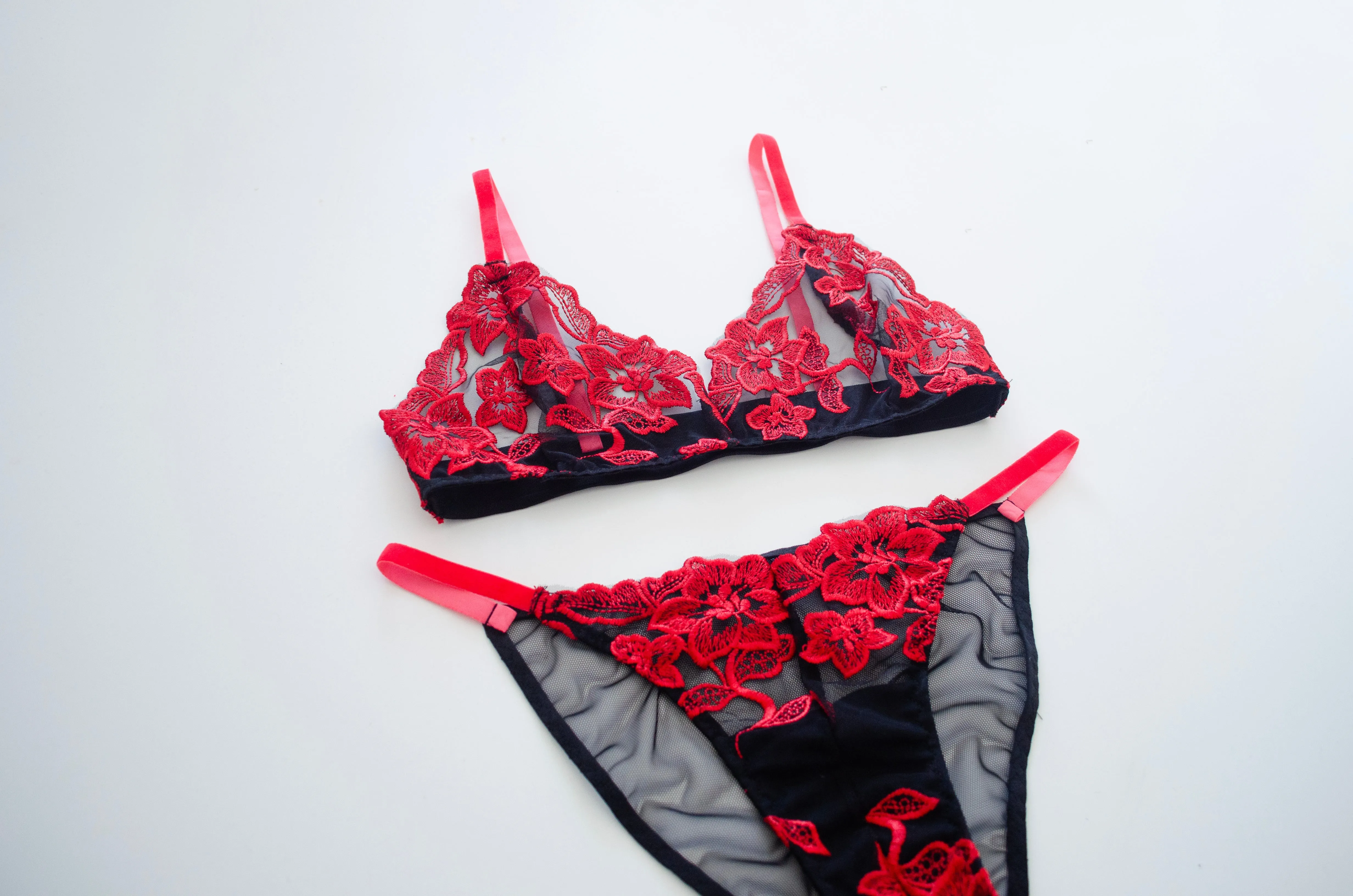 Crimson Lace Bra