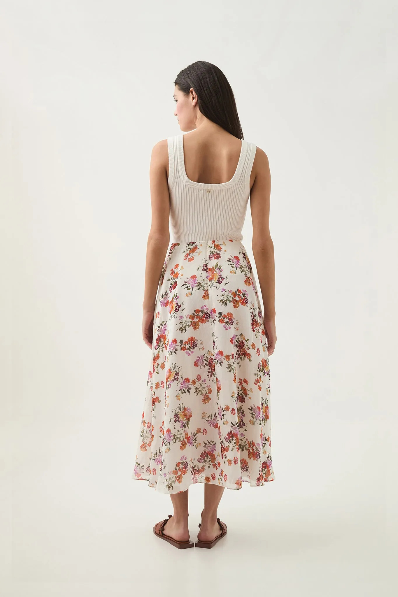 Cyma Circular Midi Skirt