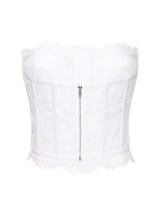 Dolce&amp;Gabbana   Lace corset top 