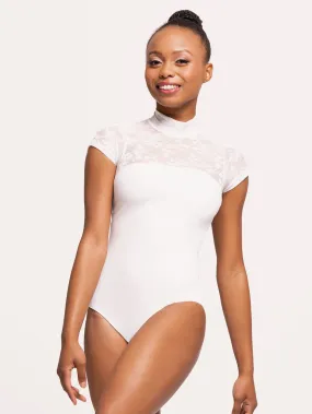 Elizabeth White Ivy Lace Leotard RTW