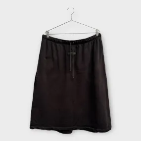 Fear Of God Essentials Dark Grey Jersey Midi Skirt