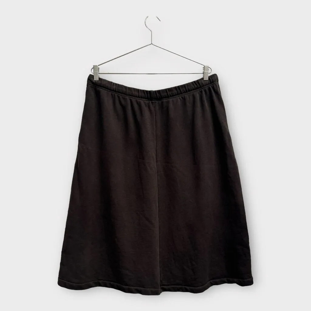 Fear Of God Essentials Dark Grey Jersey Midi Skirt