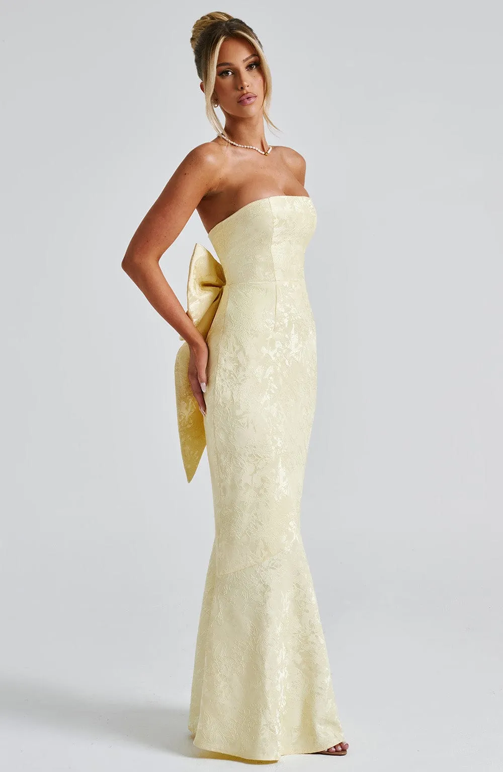 Felicity Maxi Dress - Lemon