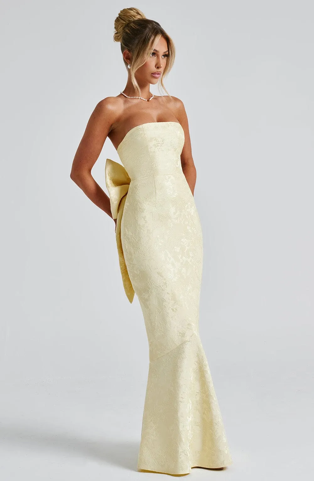 Felicity Maxi Dress - Lemon