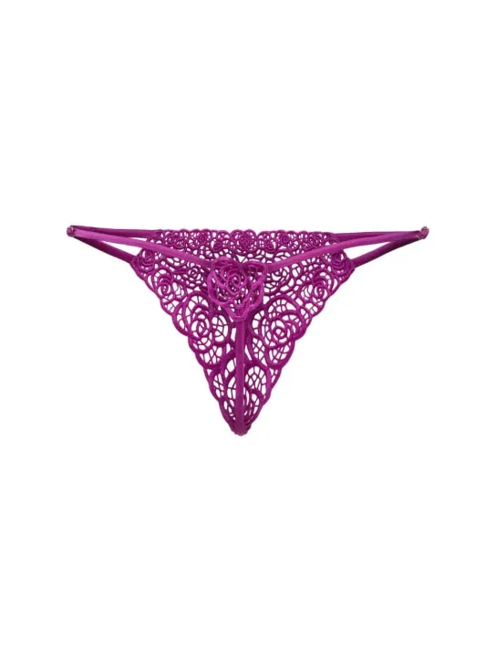 Fleur Du Mal   Fleur Guipure lace thong 