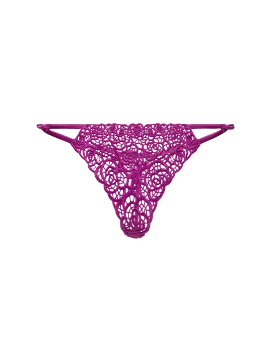 Fleur Du Mal   Fleur Guipure lace thong 