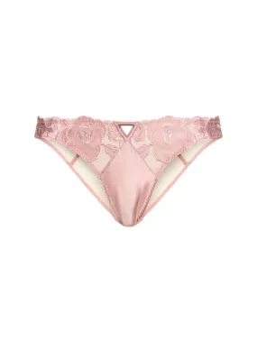 Fleur Du Mal   Rose logo embroidery cheeky briefs 