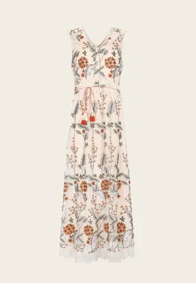 Floral Lightweight Maxi Evening Dress