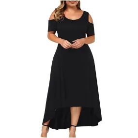 Funki Buys | Dresses | Women's Elegant Curvy Plus Size Dress