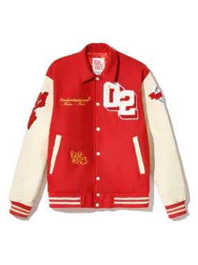 Giacca bomber varsity rossa