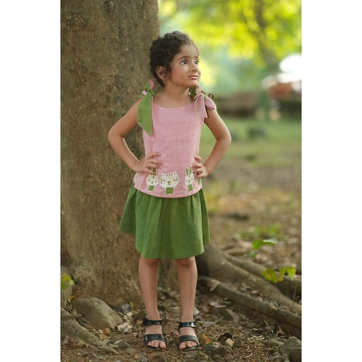 Gloria Skirt Set For Girls