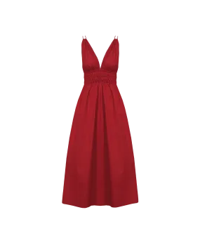 HERO MAXI DRESS GARNET