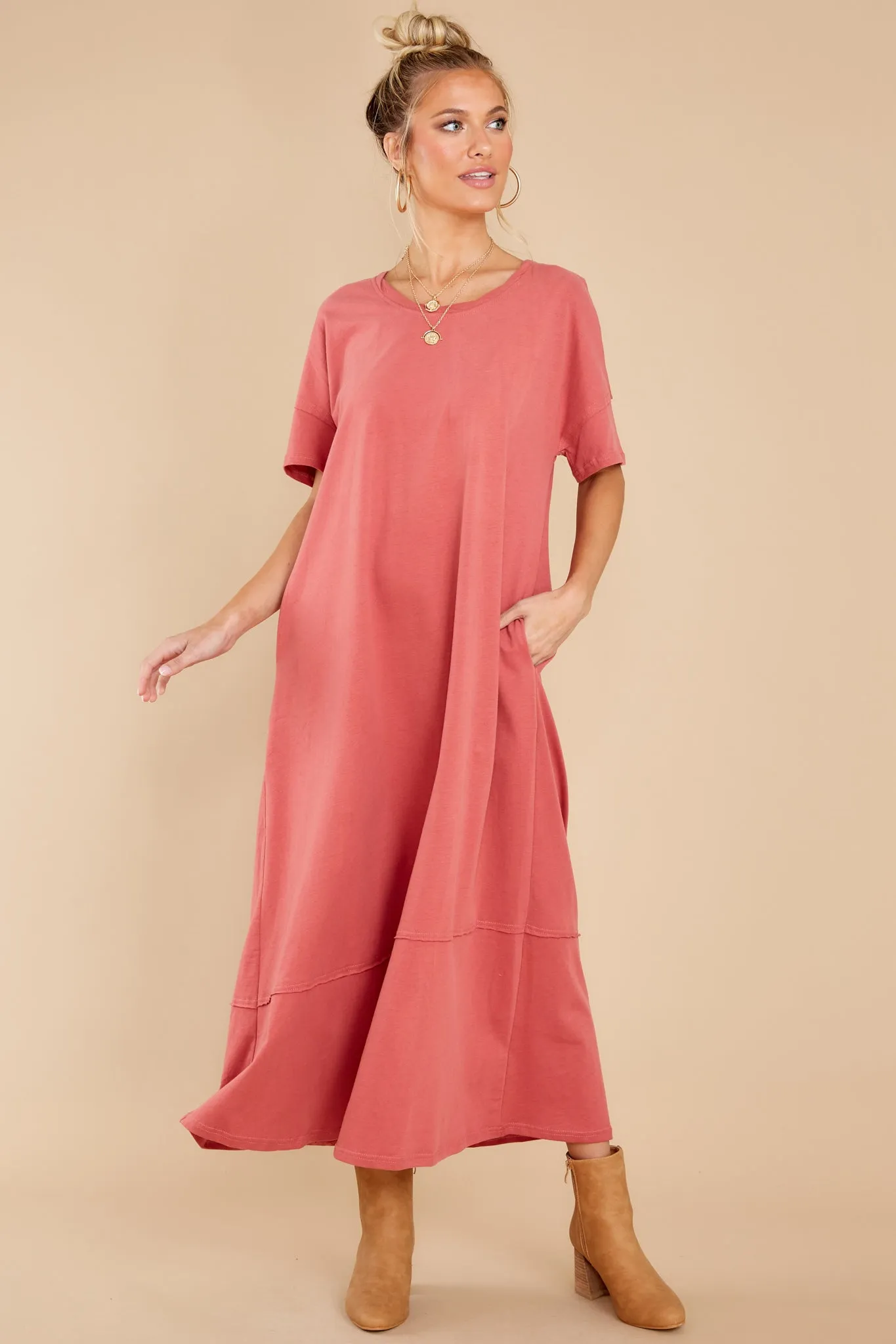 Highway Chaser Rose Maxi Dress