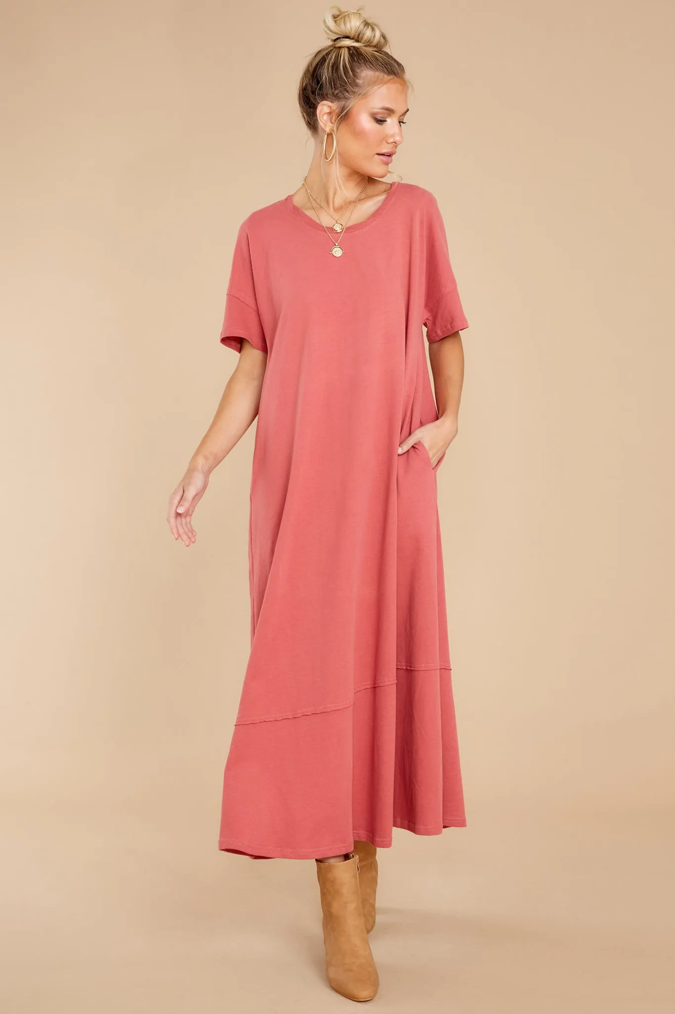 Highway Chaser Rose Maxi Dress