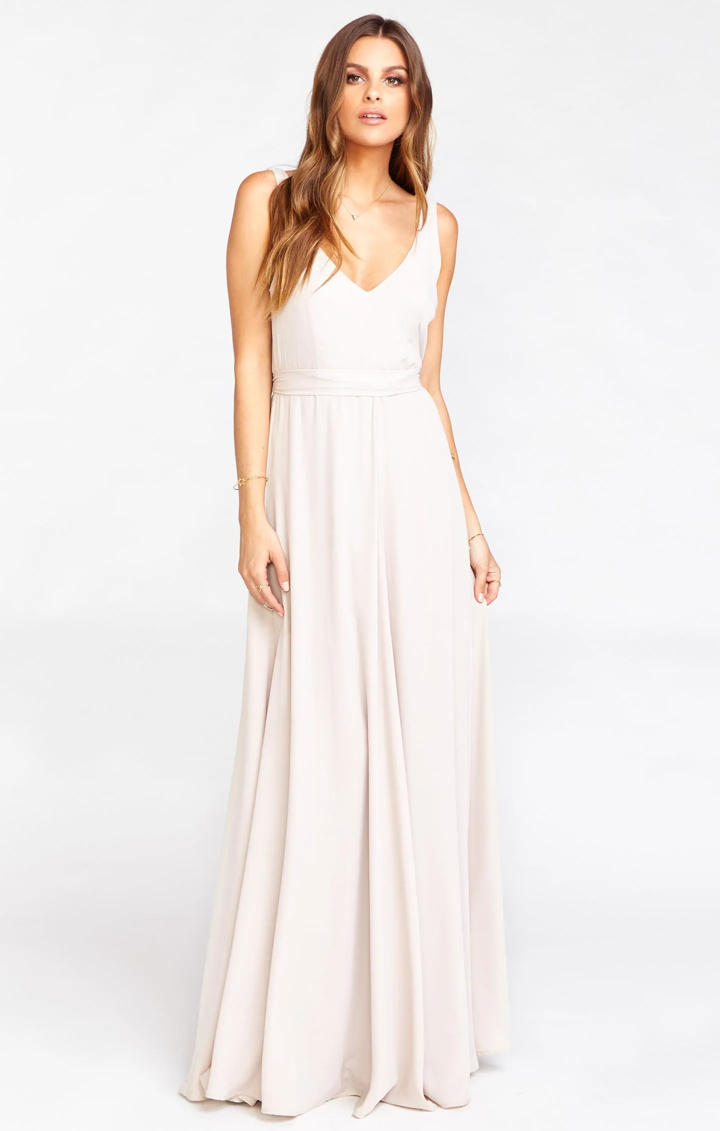 Jenn Maxi Dress ~ Show Me the Ring Crisp